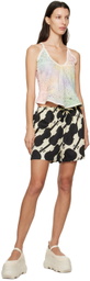 Rose Murdoch Yellow & Brown Teddy Shorts