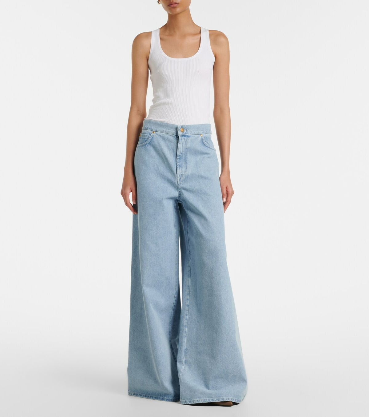 Max Mara High-rise wide-leg jeans