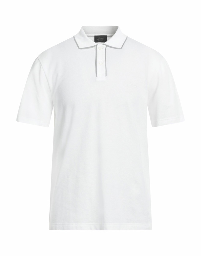 Photo: Brioni Mens Polo shirt in White