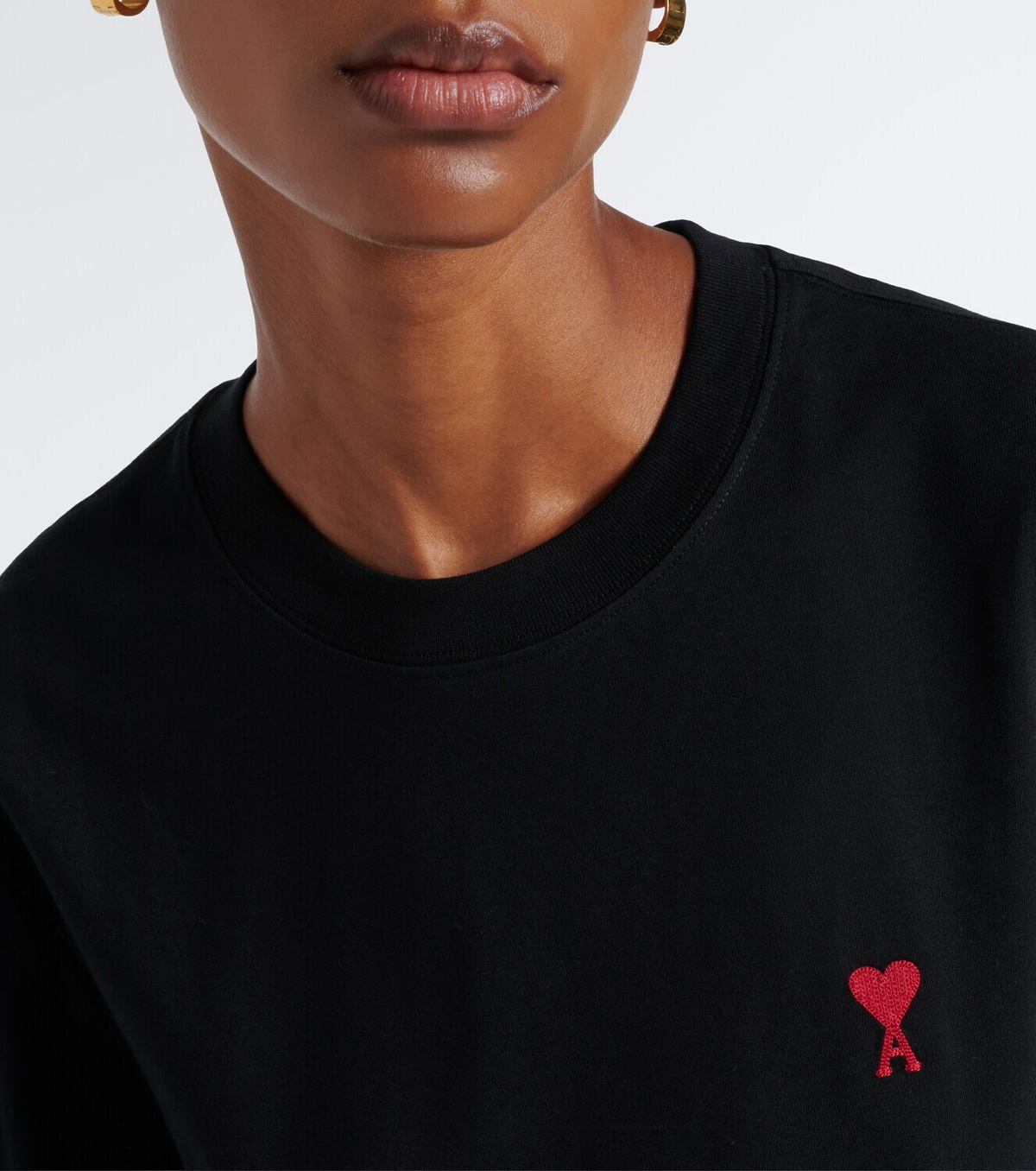 Ami Paris Ami De Cœur cotton jersey T-shirt