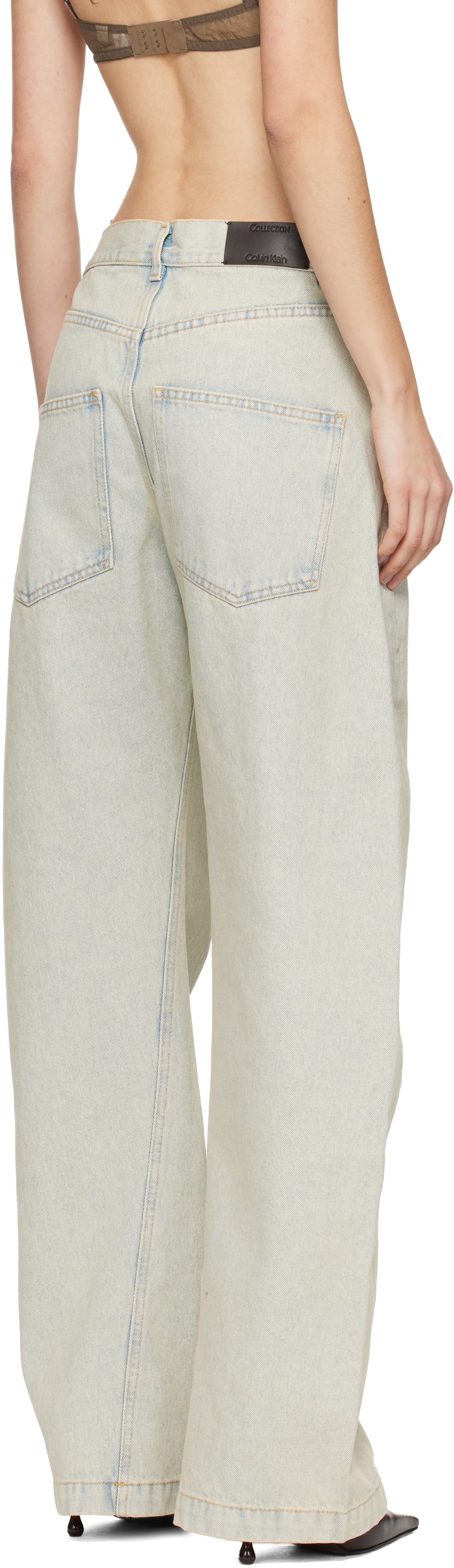 Calvin Klein Collection Blue Loose Jeans