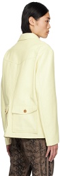 Paul Smith Yellow Commission Edition Leather Jacket