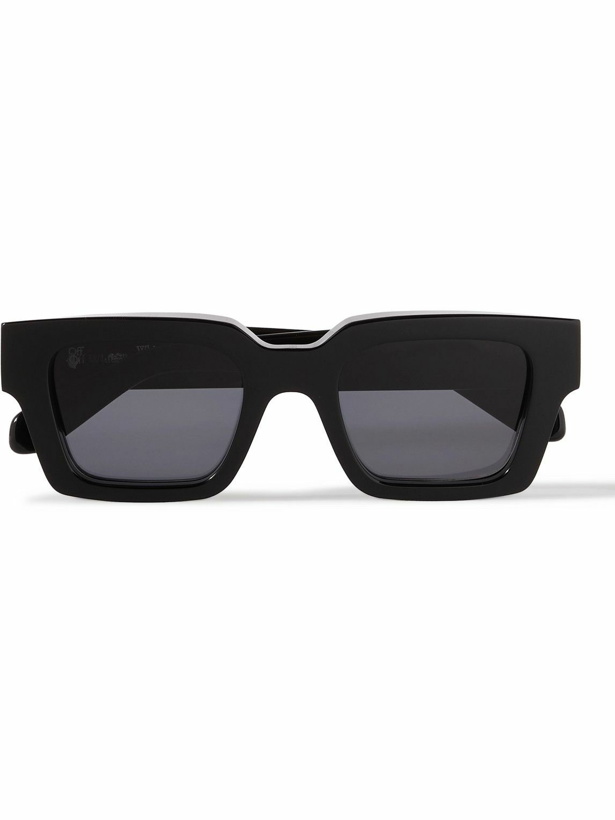 Photo: Off-White - Virgil Square-Frame Acetate Sunglasses