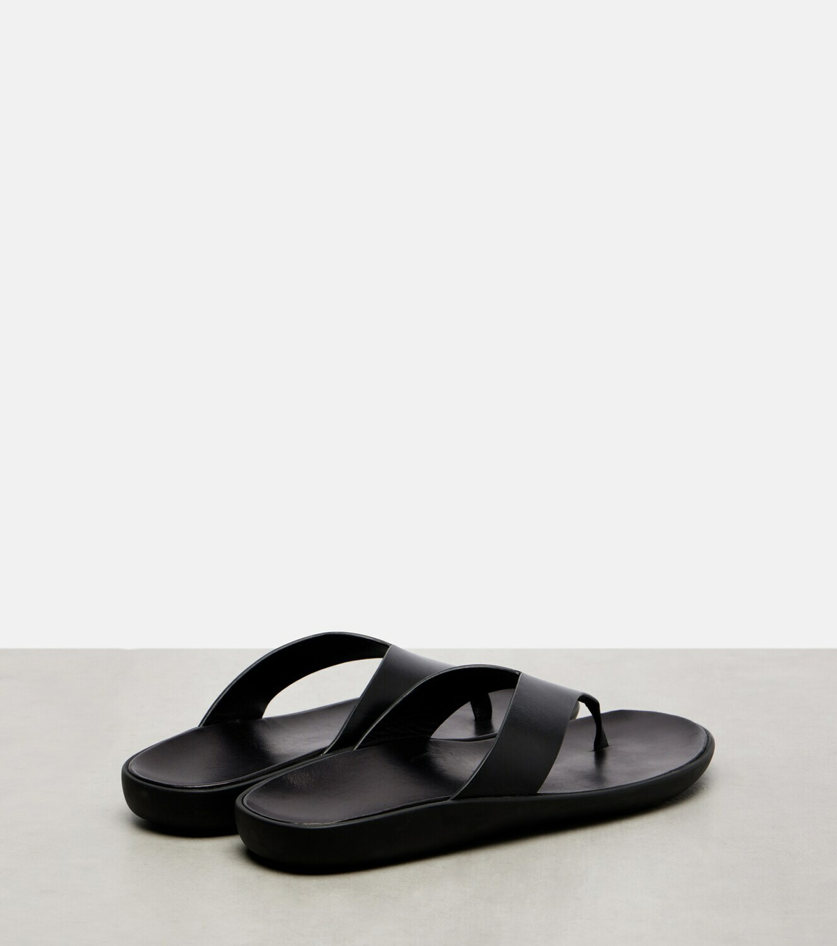 The Row Leger leather thong sandals