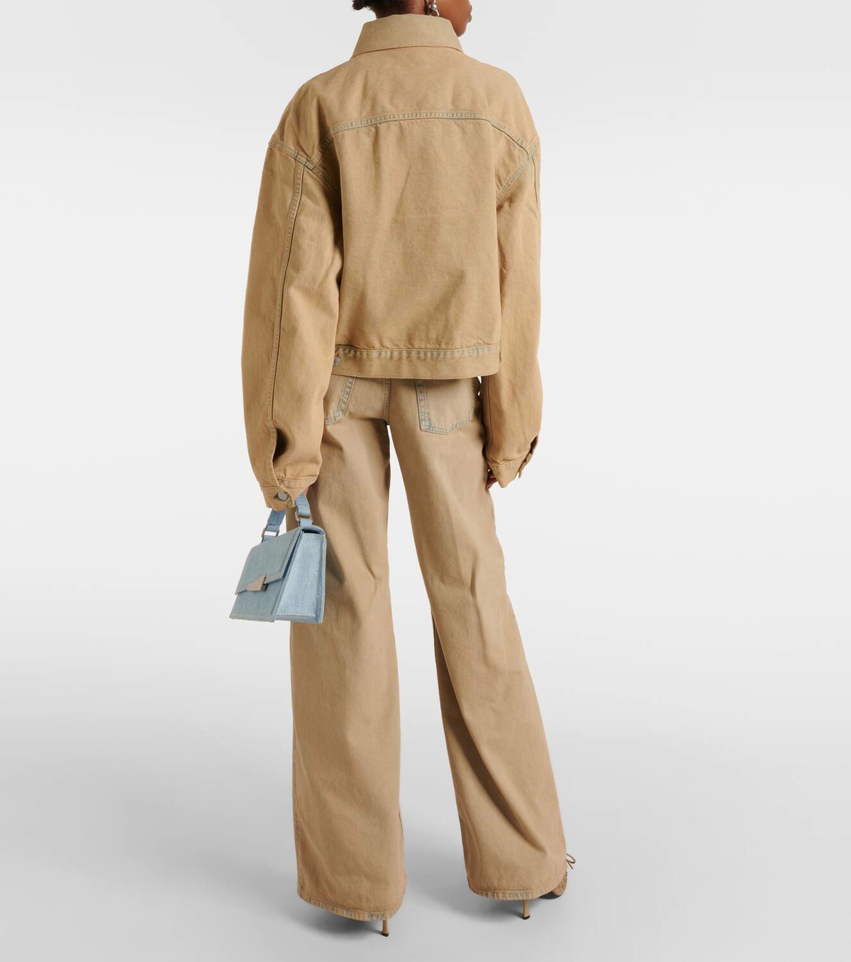Acne Studios Marko cropped denim jacket Acne Studios