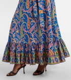 Etro Paisley cotton-blend midi dress