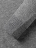 Nili Lotan - Cory Slim-Fit Wool and Silk-Blend Sweater - Gray