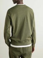 Mr P. - Garment-Dyed Cotton-Jersey Sweatshirt - Green