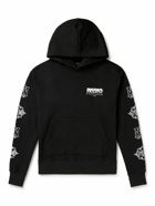 AMIRI - Logo-Print Cotton-Jersey Hoodie - Black