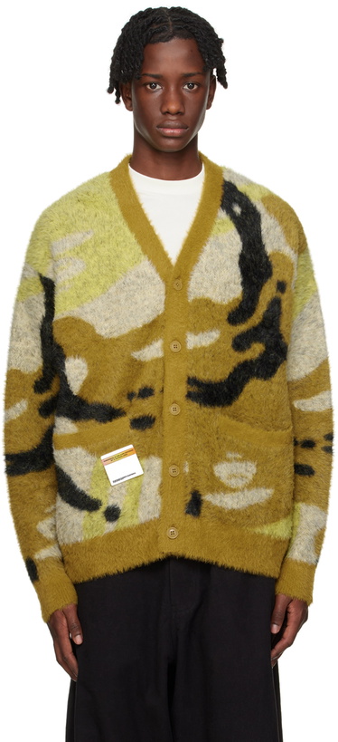 Photo: AAPE by A Bathing Ape Multicolor Jacquard Cardigan