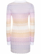 MISSONI - Chevron Cotton Blend Knit Mini Dress