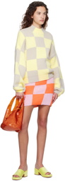 Stine Goya Orange & Pink Andria Miniskirt