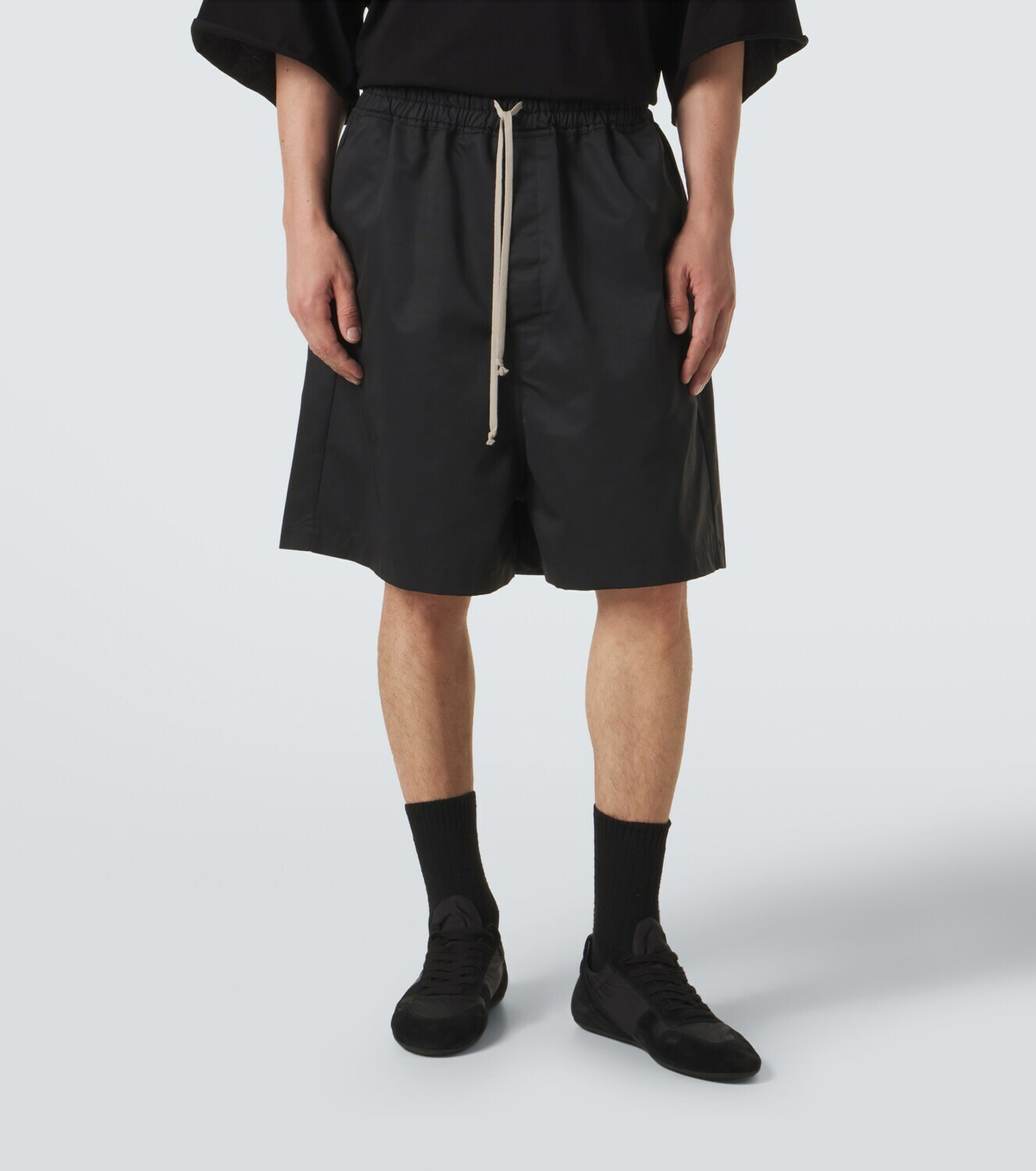 Rick Owens Faun faille Bermuda shorts