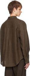 COMMAS Brown Relaxed Shirt