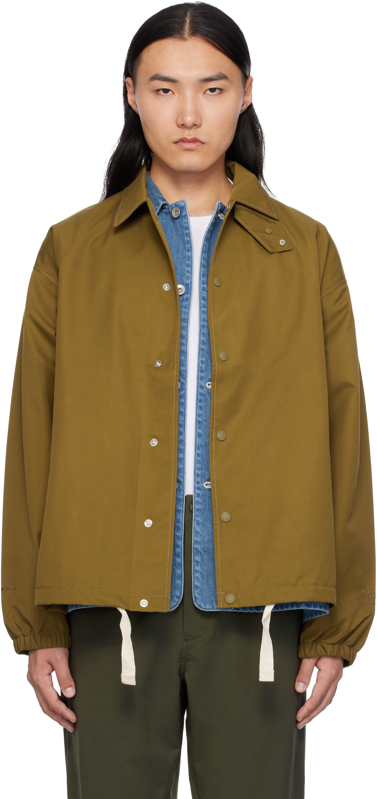 nanamica Brown 2L GORE-TEX Coach Jacket Nanamica