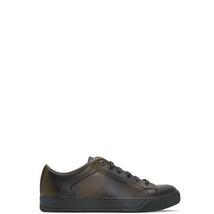 Photo: Lanvin Green Leather Sneakers