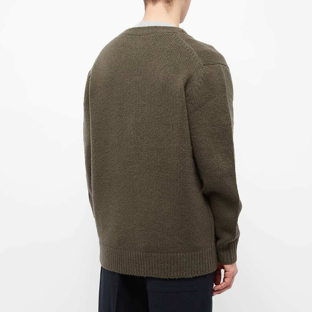 Acne Studios Men's Korval Cardigan in Forest Green Acne Studios