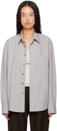 Recto Gray Gigo Oversized Shirt