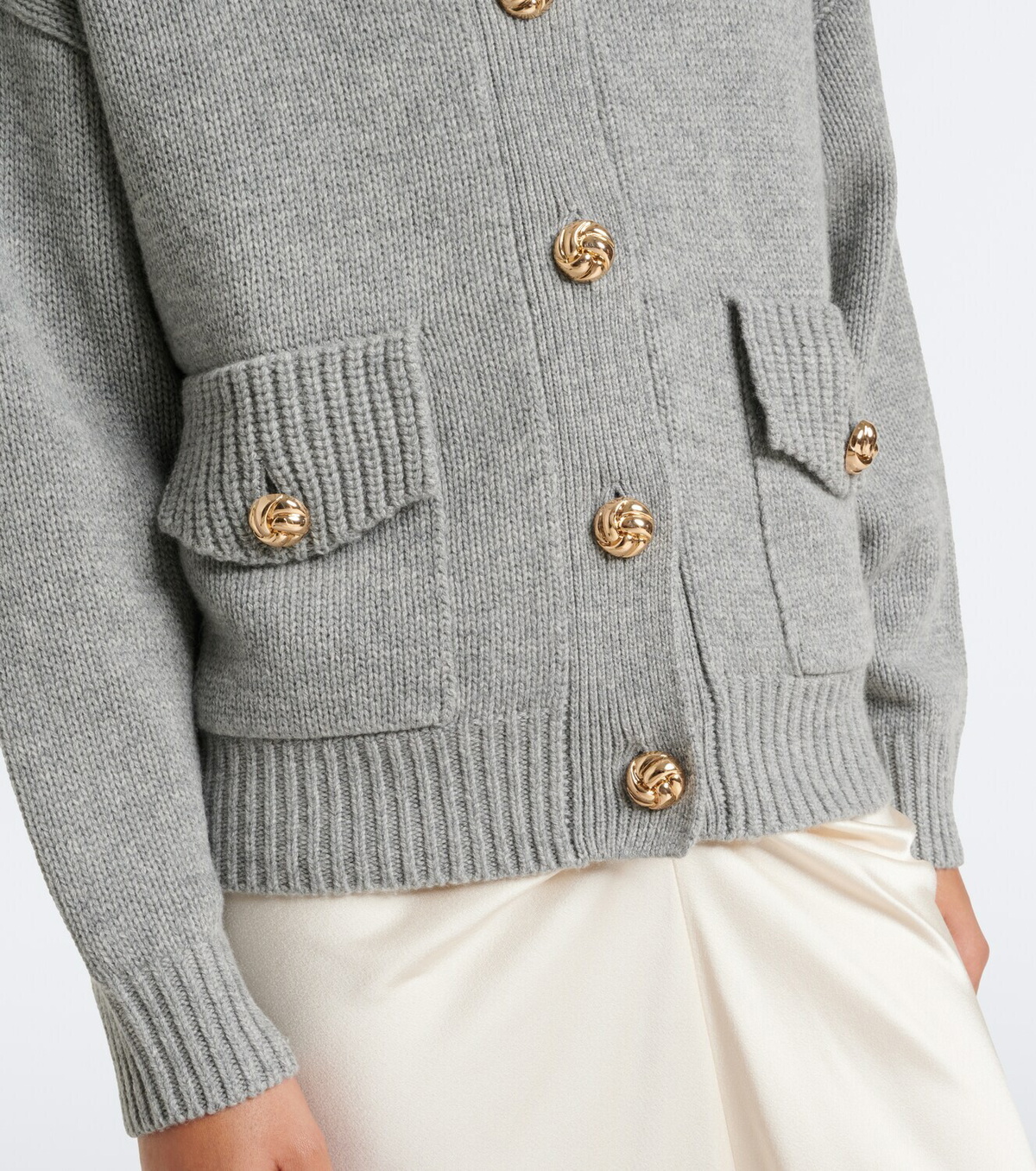 Jardin des Orangers Wool and cashmere cardigan