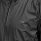 Satisfy Men's Pertex 3L Fly Rain Jacket in Black