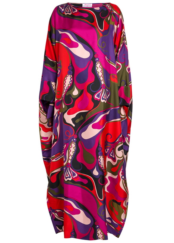 Photo: Pucci Printed Silk Gown - Multicoloured 1 - One Size