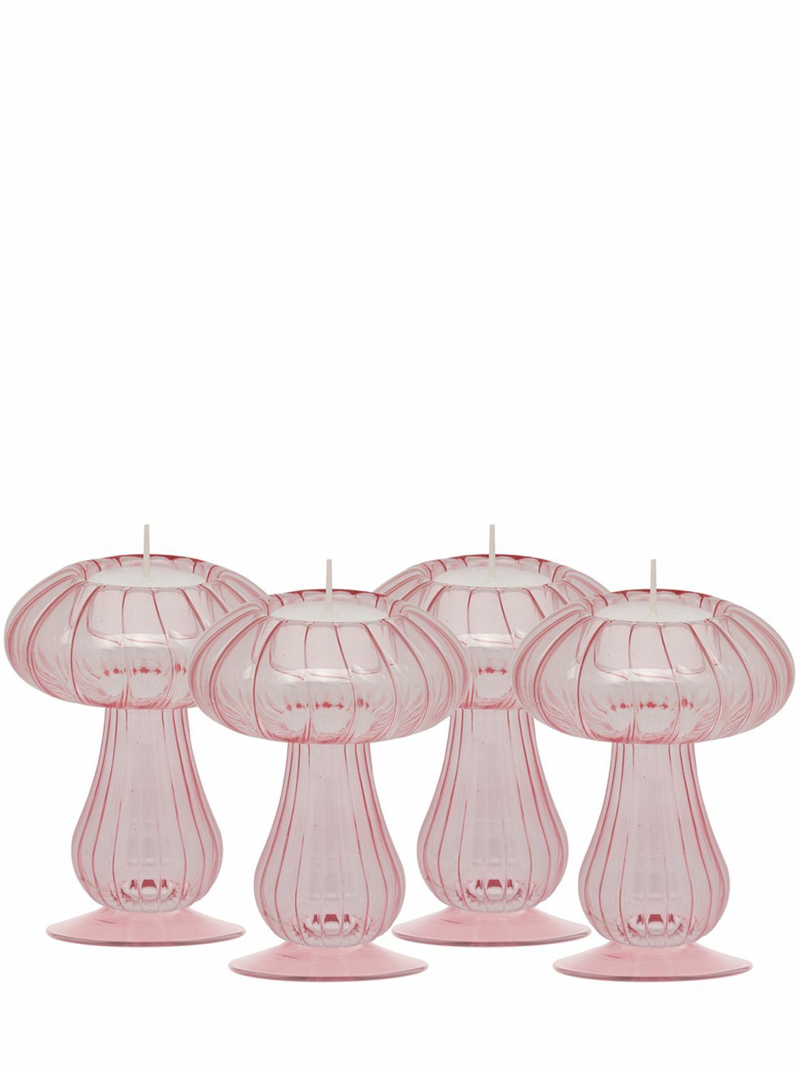 JOHANNA ORTIZ - Set Of 4 Glass Candle Holders