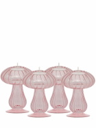 JOHANNA ORTIZ - Set Of 4 Glass Candle Holders