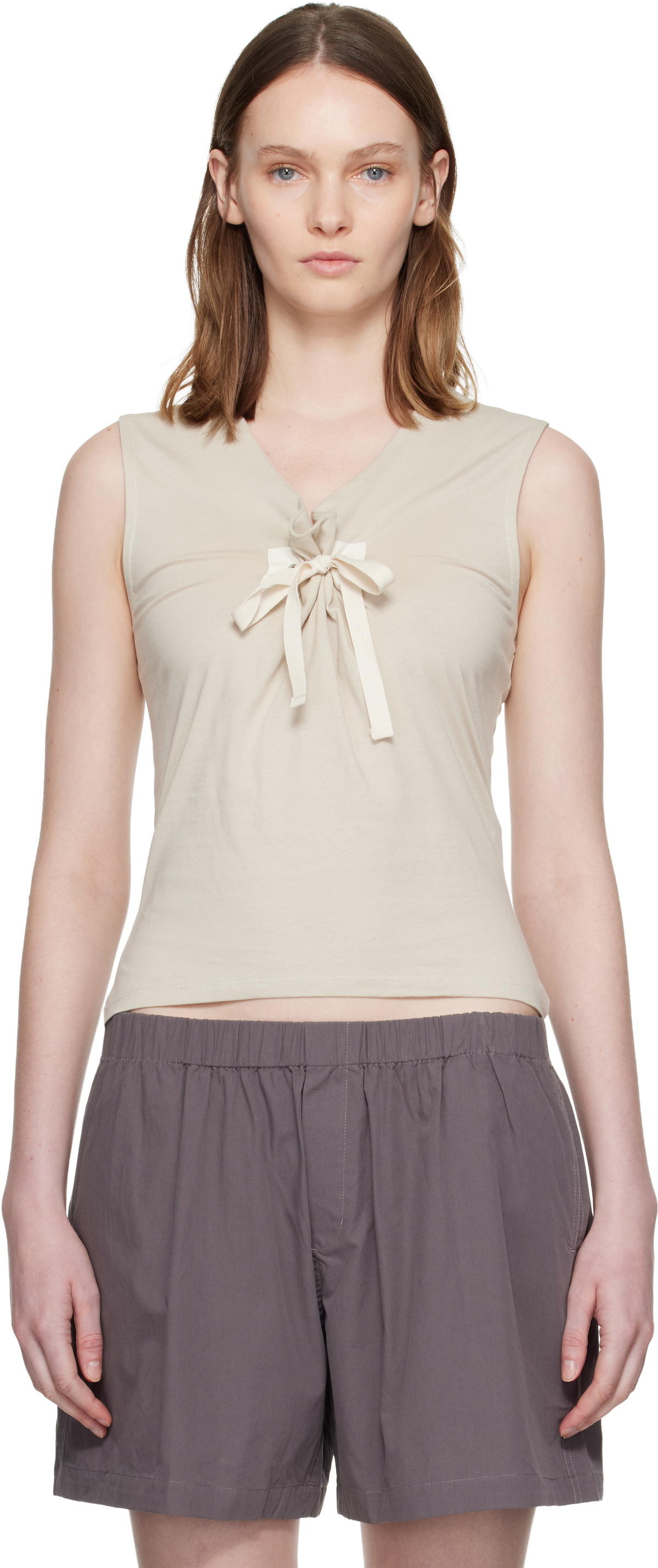 Paloma Wool Beige Peonia Tank Top Paloma Wool