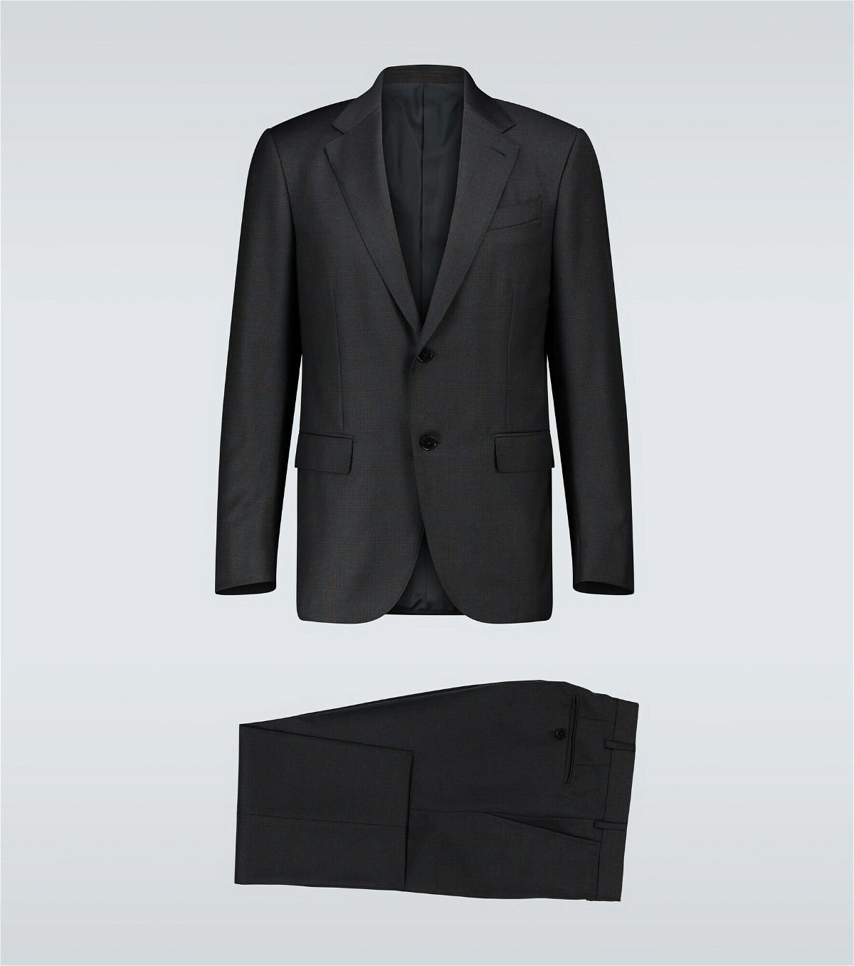 Zegna - Milano Easy slim-fit checked suit Zegna