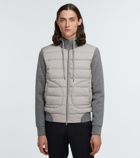 Herno - Down-paneled wool and cotton jacket