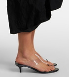 Magda Butrym Leather and PVC thong sandals
