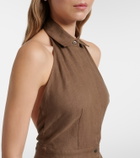 Ralph Lauren Collection Eldred linen maxi dress