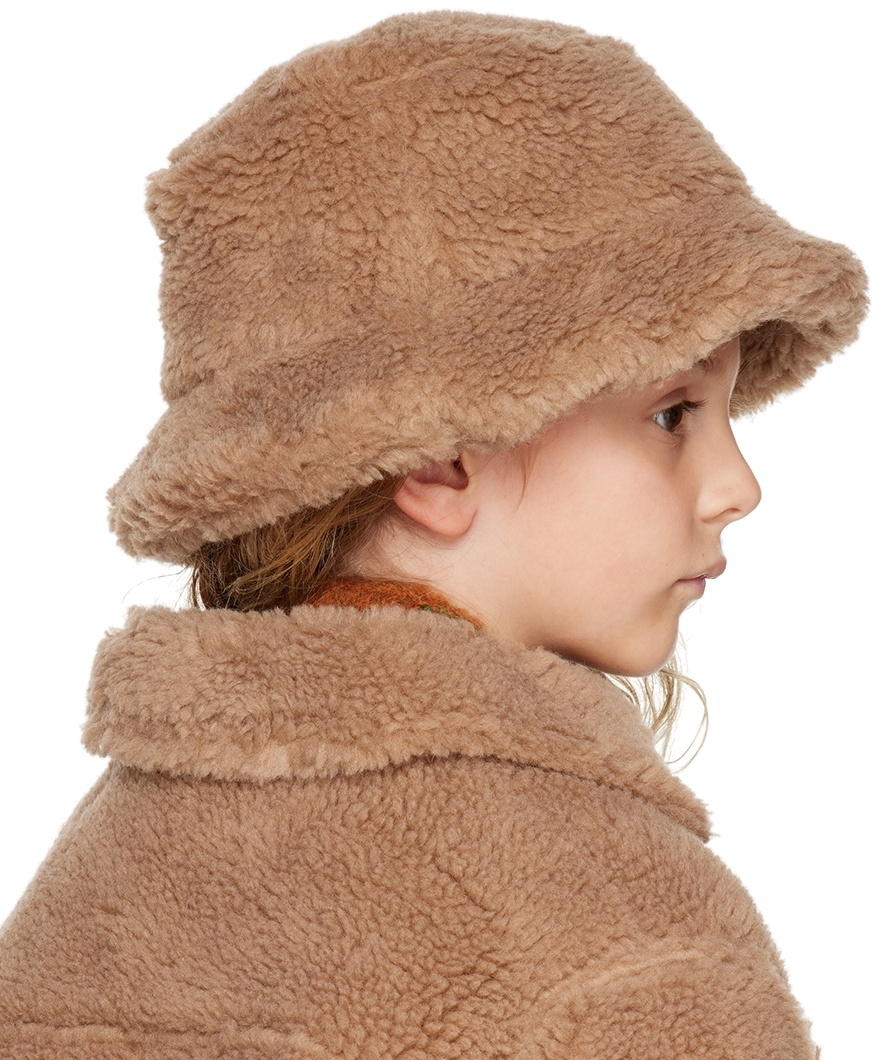Stand Studio Kids Beige Wera Faux-Fur Bucket Hat