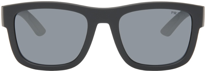 Photo: Prada Eyewear Gray Linea Rossa Active Sunglasses