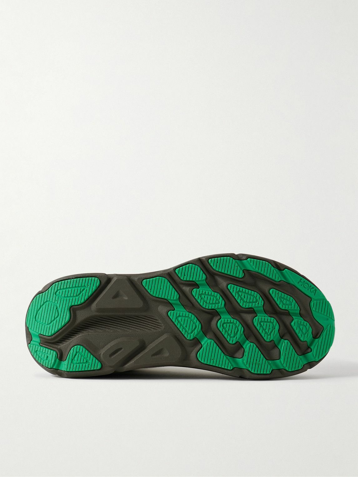 TAKAページ HOKA - Clifton 9 GTX Rubber-Trimmed Mesh Sneakers - White