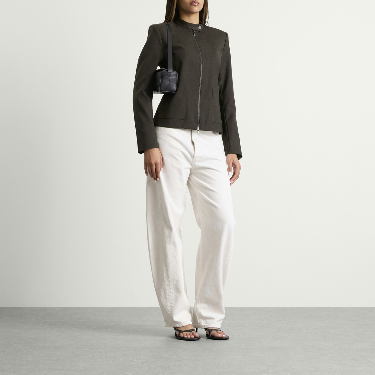 ST. Agni Women's Moto Jacket in Umber