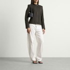 ST. Agni Women's Moto Jacket in Umber