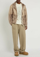 Ten C Skye Panelled Shell Jacket Light Grey