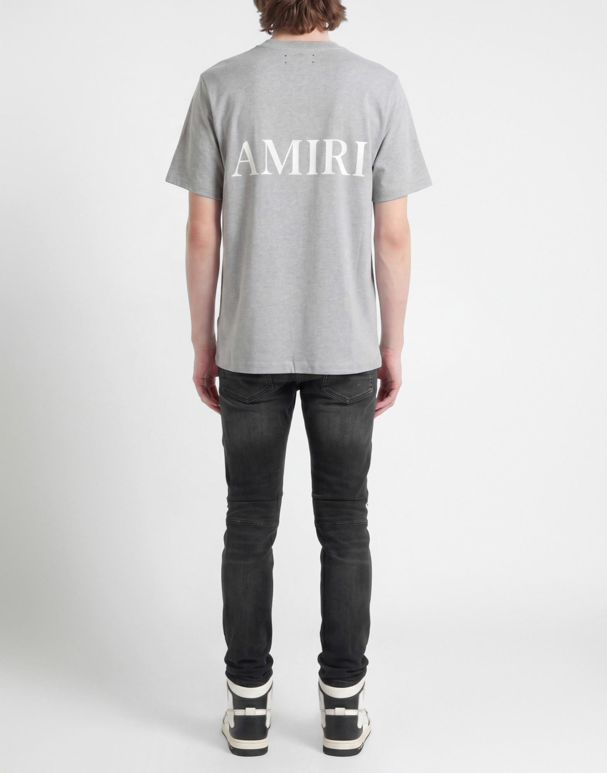Amiri Mens T-shirt in Grey