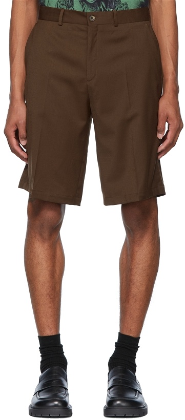 Photo: Han Kjobenhavn Brown Polyester Shorts