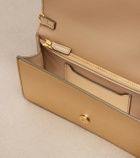 Valentino Garavani VLogo Mini metallic leather clutch