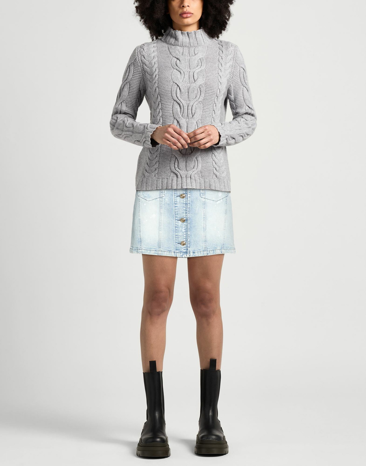 Versace Jeans Couture Womens Denim skirt in Blue