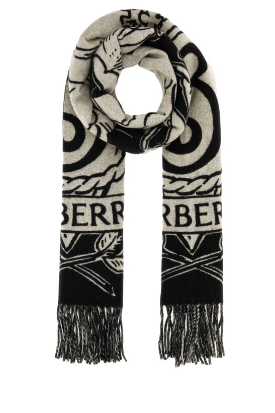 Photo: Burberry Embroidered Cashmere Scarf