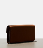 Roger Vivier Embellished Small satin clutch