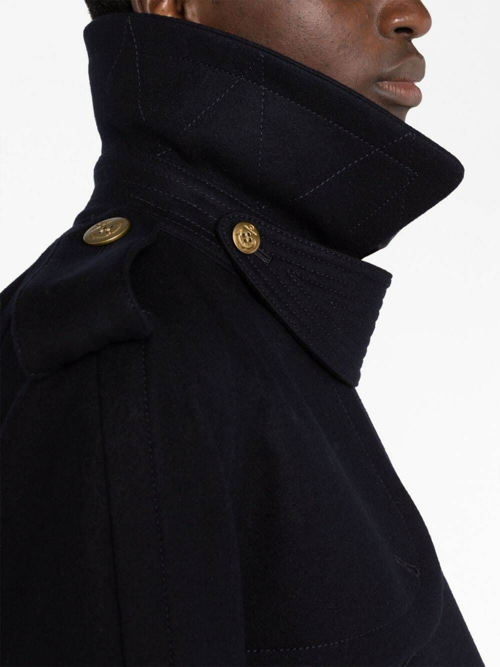 SACAI - Melton Recycled Wool Coat Sacai