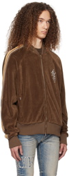 AMIRI Brown Stack Track Jacket