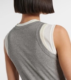 Jil Sander Set of 3 cotton tank tops