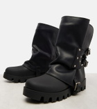 Dolce&Gabbana Leather biker boots