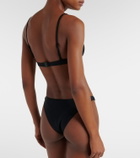 Coperni Flower floral-appliqué bikini top