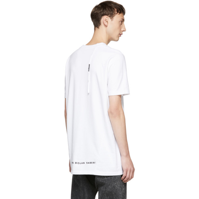 11 by Boris Bidjan Saberi White Small Logo T-Shirt